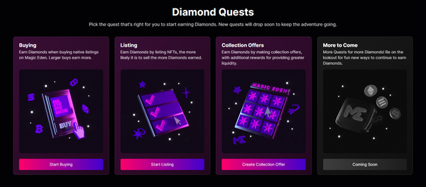 Magic Eden Diamond Rewards with Phantom