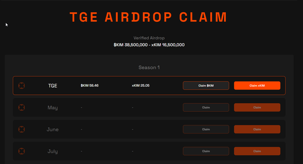 Exciting News for MODE Network Users: The KIM Airdrop is Now Live!