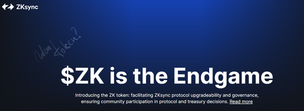 ZkSync Airdrop Page Preview: $ZK is the Endgame